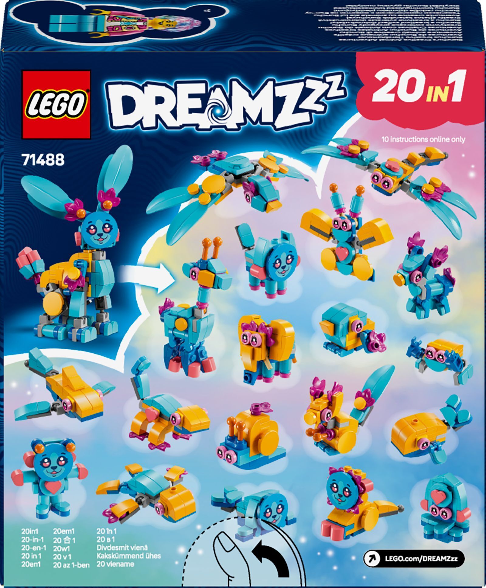 LEGO 71488 DREAMZzz Творческие животные приключения Бунчу фото 12