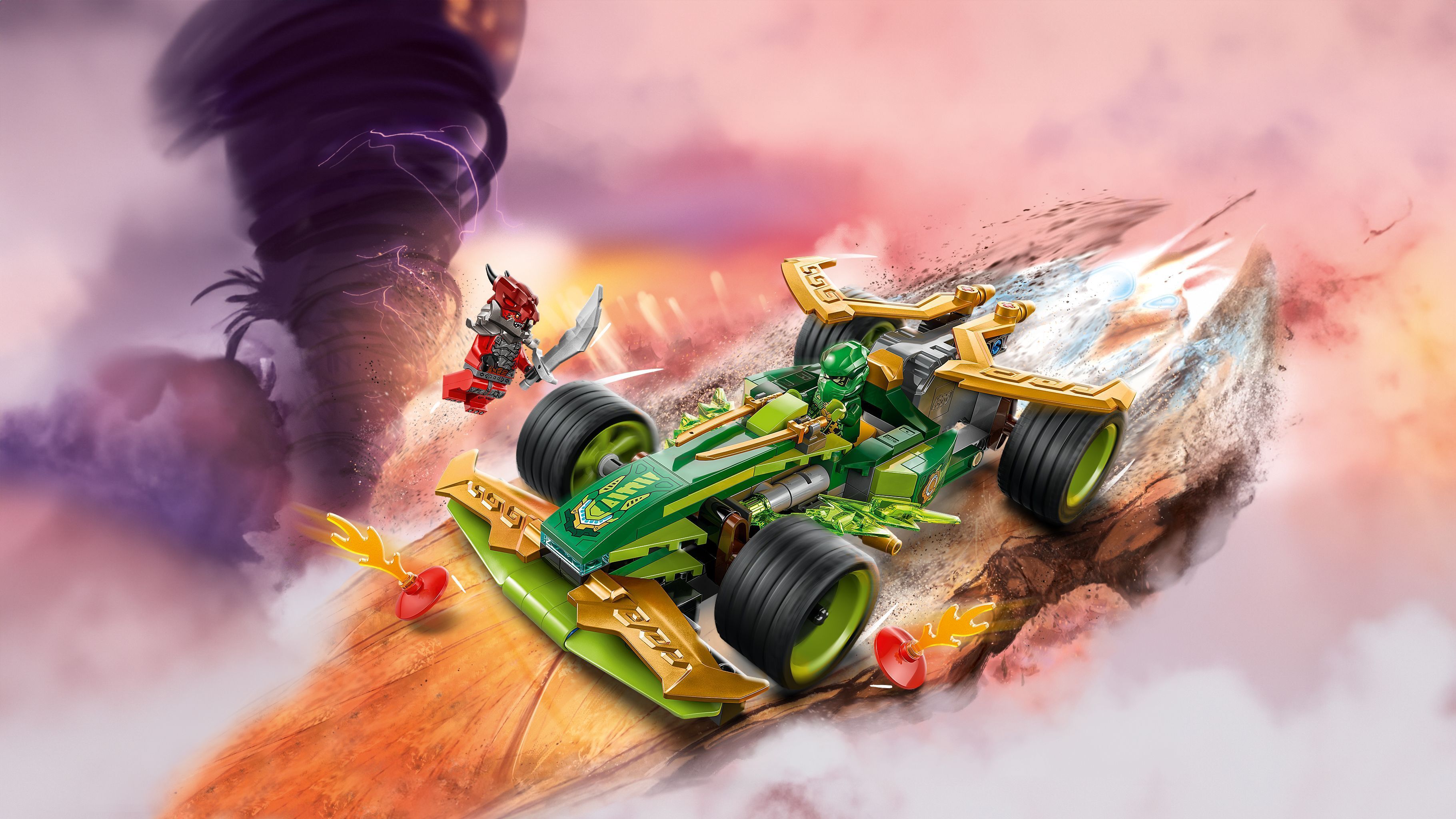 LEGO 71828 Ninjago Автомобиль для перегонов Лойда с инерционным двигателем фото 10