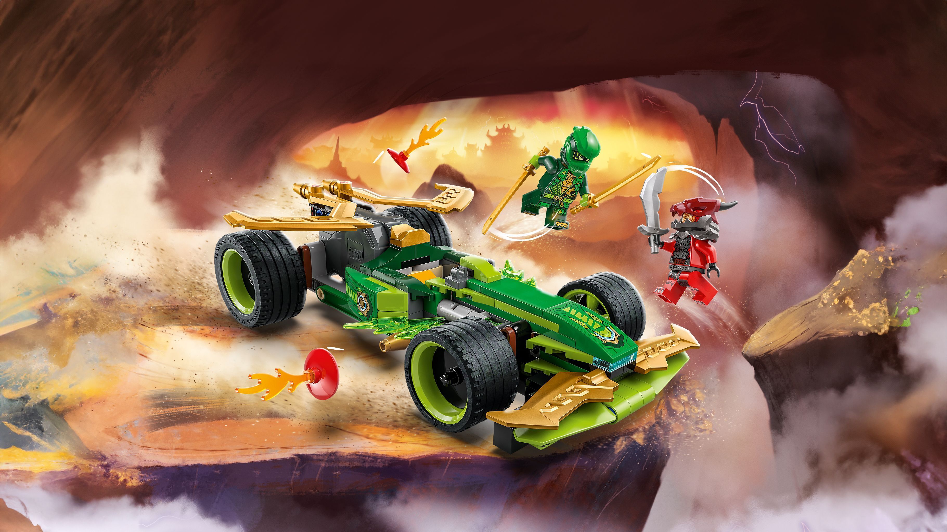 LEGO 71828 Ninjago Автомобиль для перегонов Лойда с инерционным двигателем фото 9