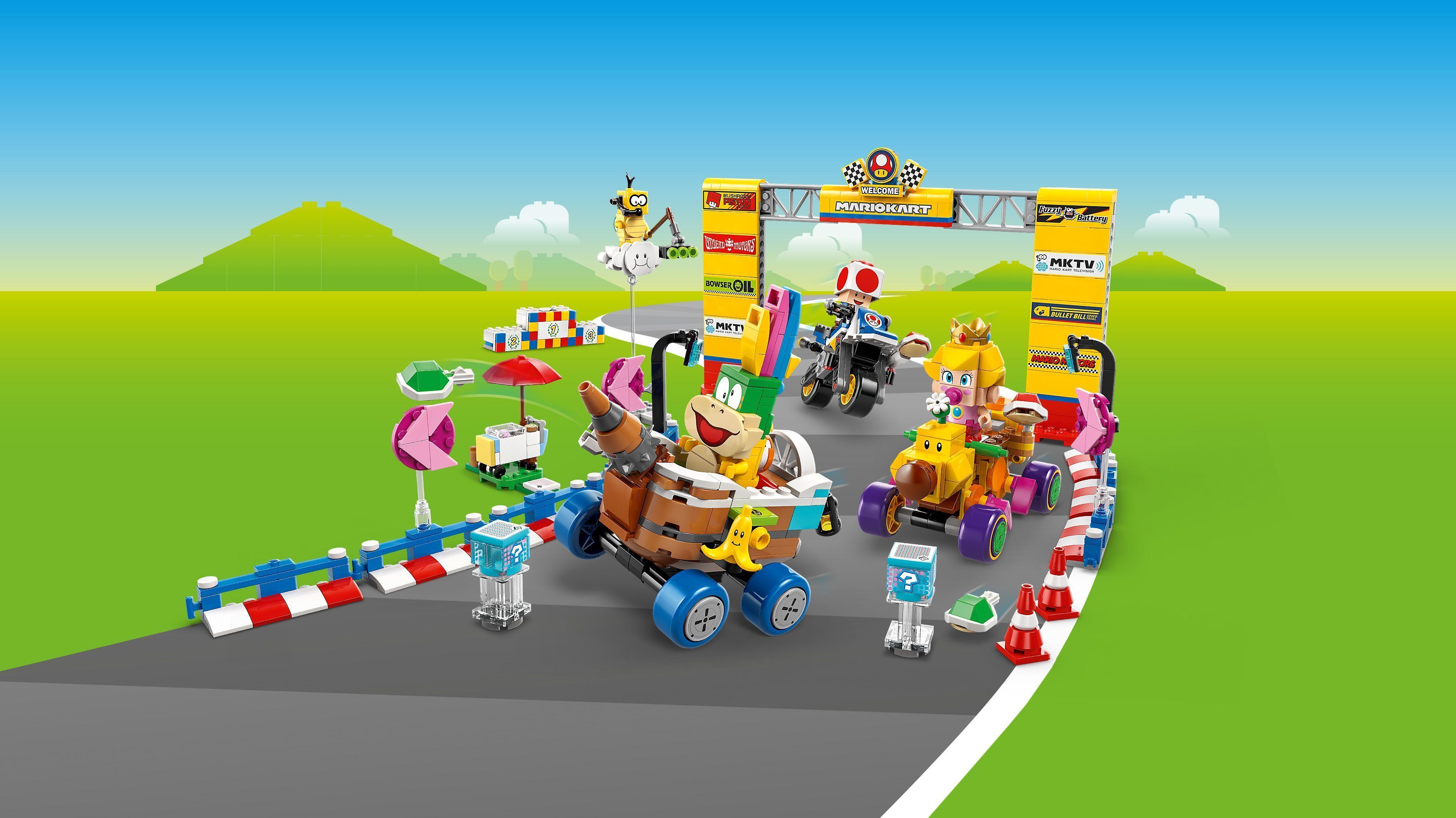 LEGO 72036 Super Mario Mario Kart – Baby Peach & Grand Prix. Набор фото 7