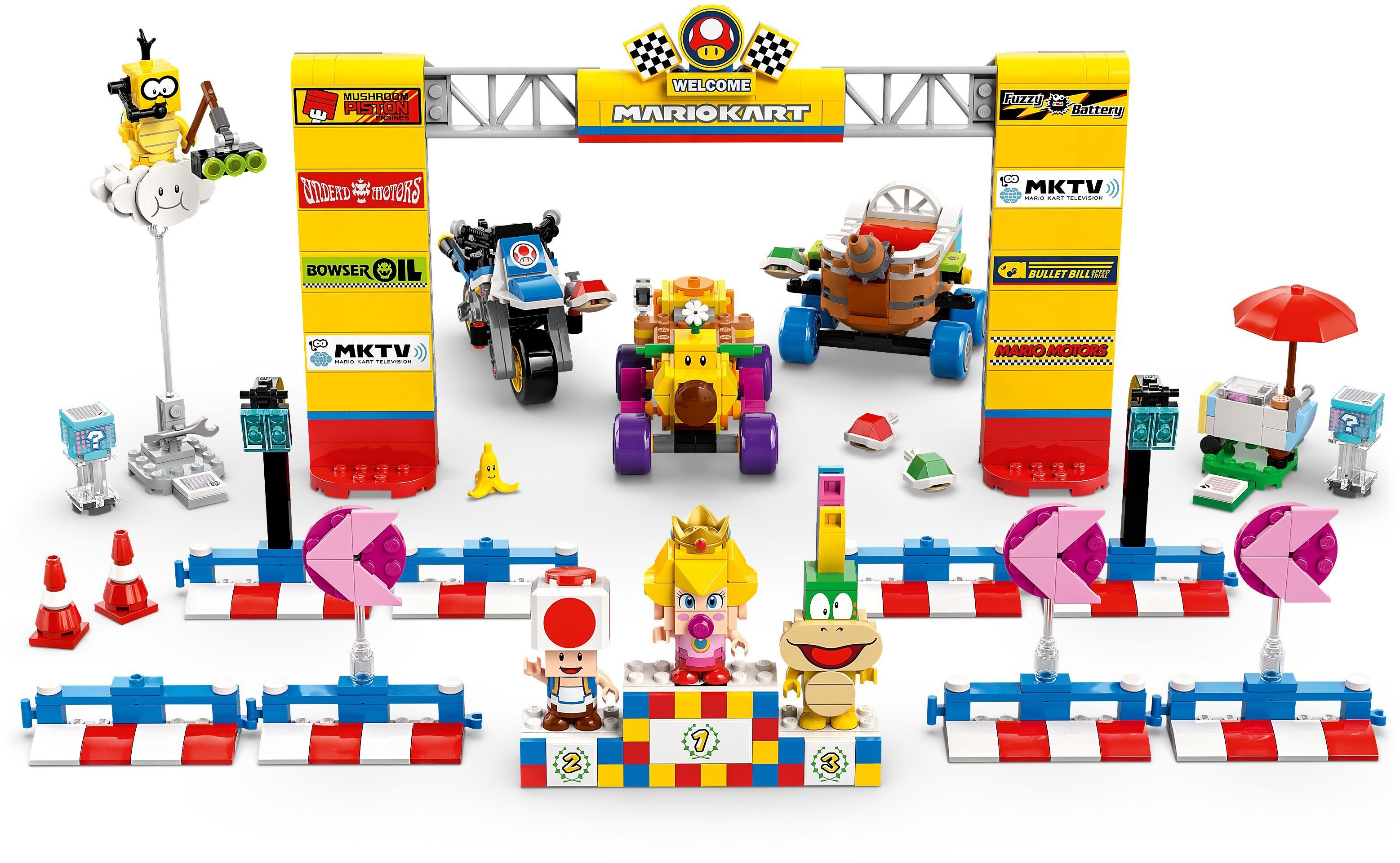 LEGO 72036 Super Mario Mario Kart – Baby Peach & Grand Prix. Набор фото 3