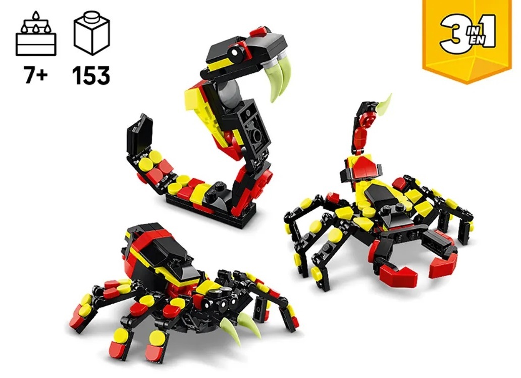 LEGO 31159 Creator Дикие животные: Удивительный паук фото