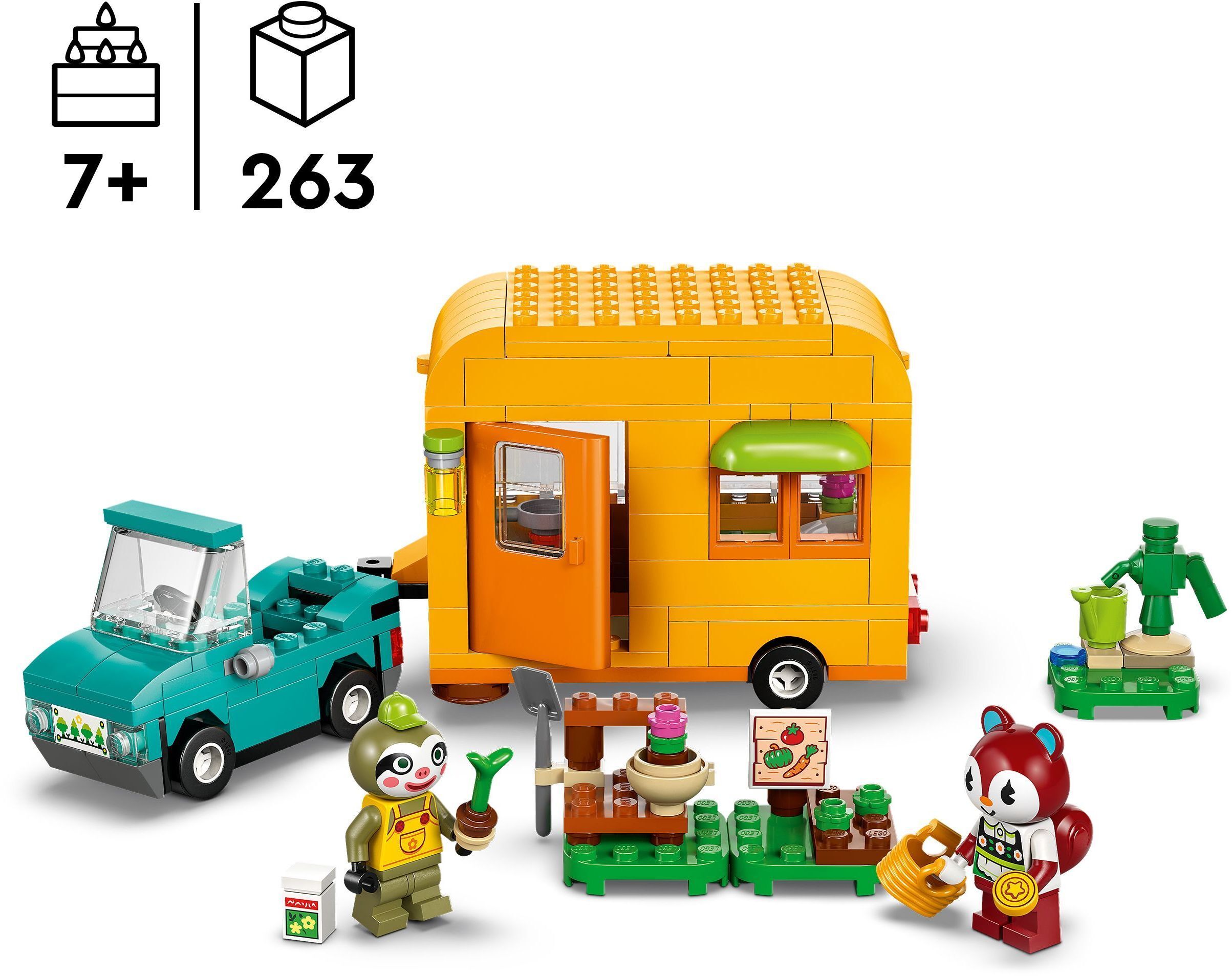 LEGO 77054 Animal Crossing Садовый магазин и караван, который пренадлежит Leif фото 5