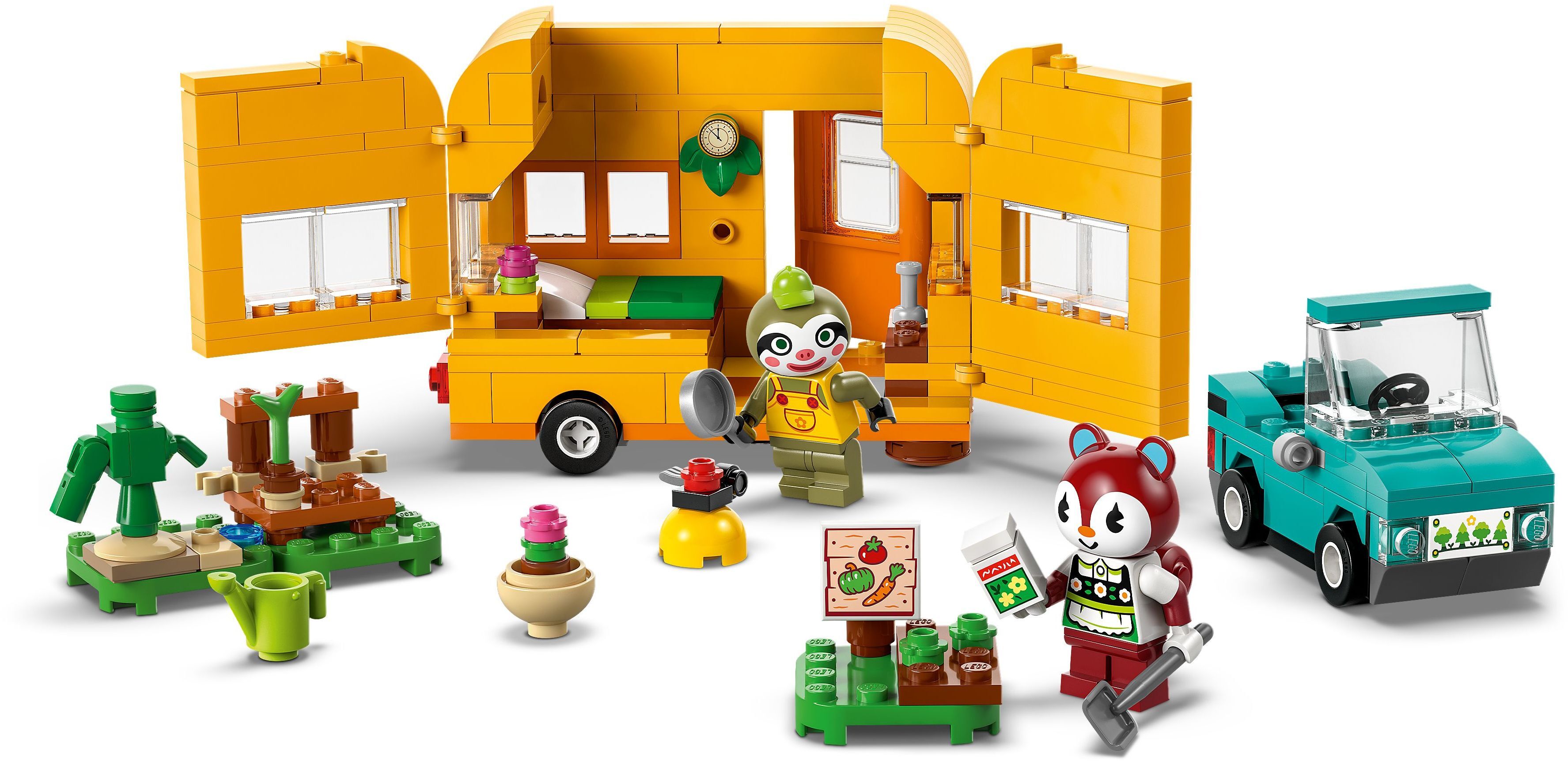 LEGO 77054 Animal Crossing Садовый магазин и караван, который пренадлежит Leif фото 11