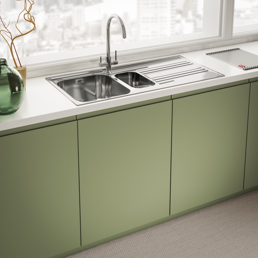 Змішувач для кухні Franke Lina Clear Water, 272 мм, 1+1фільтр, хром (160.0702.660)фото