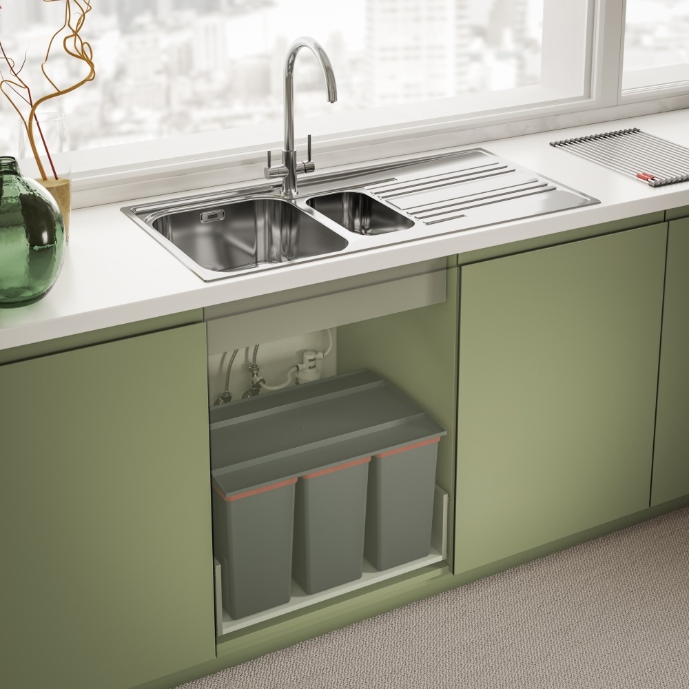 Змішувач для кухні Franke Lina Clear Water, 272 мм, 1+1фільтр, хром (160.0702.660)фото