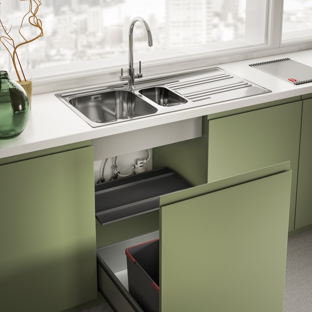 Змішувач для кухні Franke Lina Clear Water, 272 мм, 1+1фільтр, хром (160.0702.660)фото