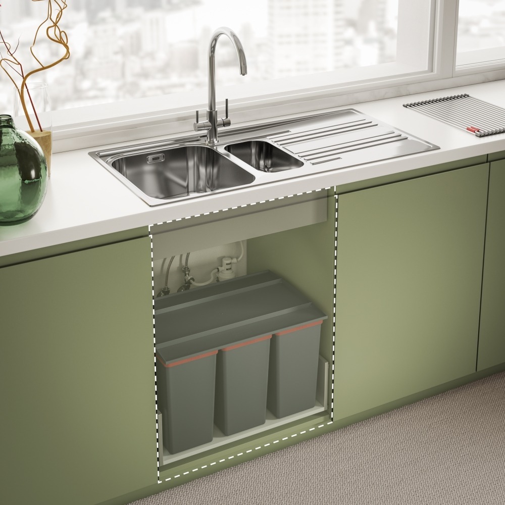 Змішувач для кухні Franke Lina Clear Water, 272 мм, 1+1фільтр, хром (160.0702.660)фото