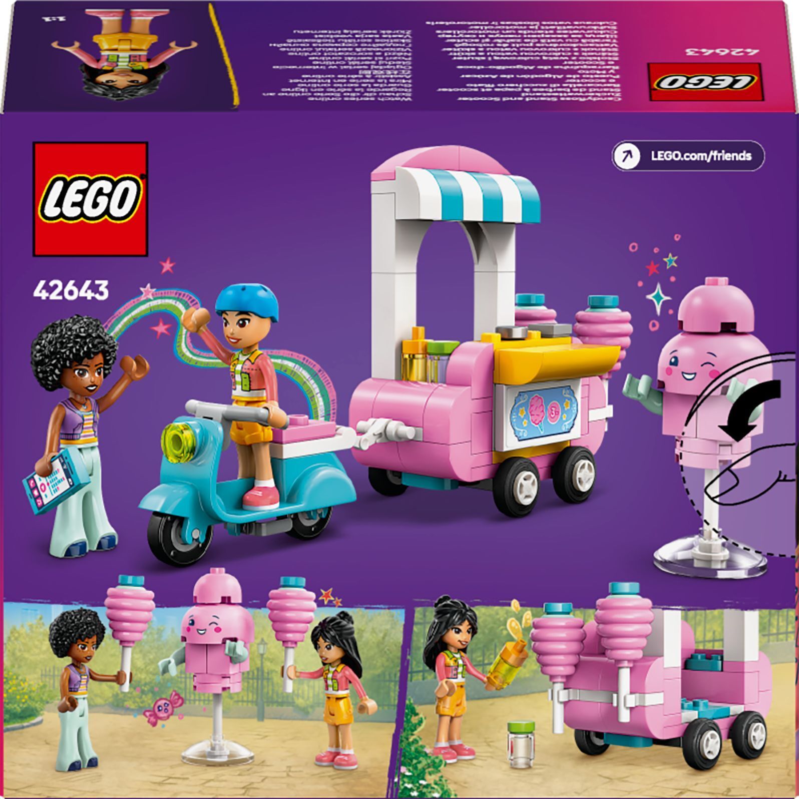 LEGO 42643 Friends Ятка із солодкою ватою та скутерфото12