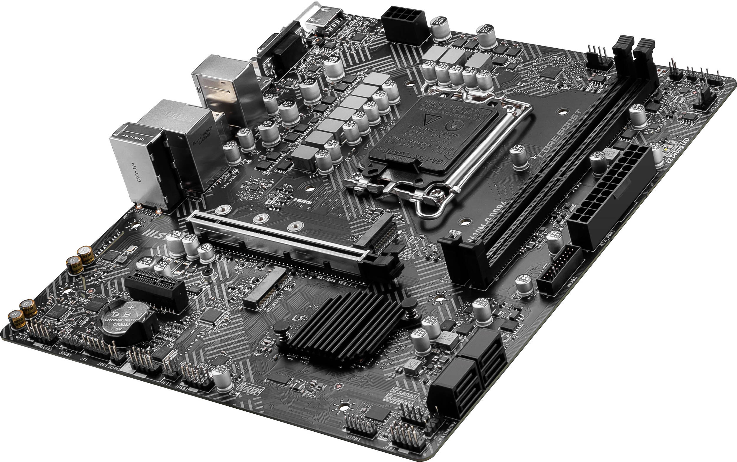 Материнcкая плата MSI PRO H610M-G DDR4 s1700 (911-7D46-221) фото 