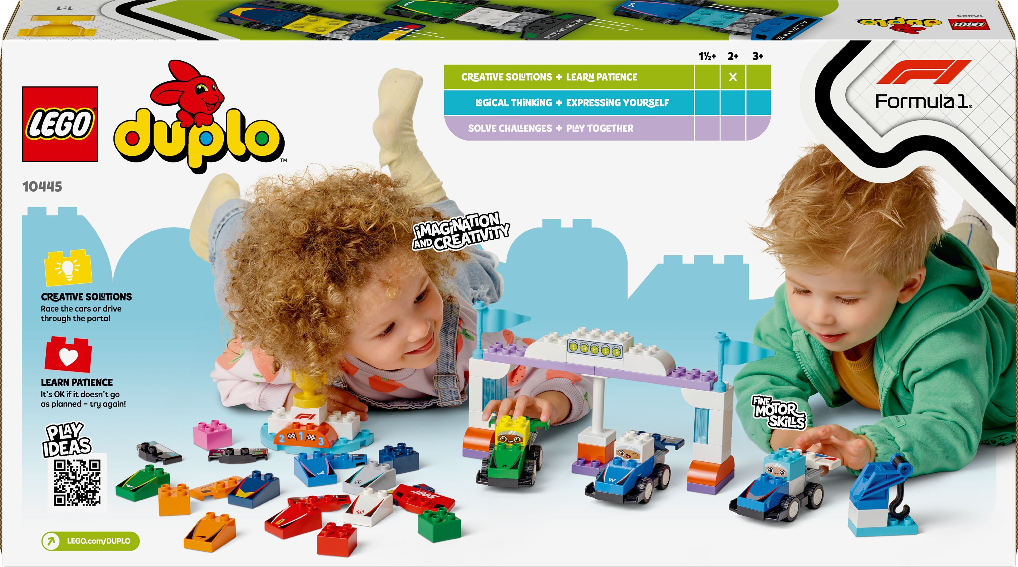 LEGO 10445 DUPLO Town Автомобили для гонки и пилоты команд Формулы-1 фото 22