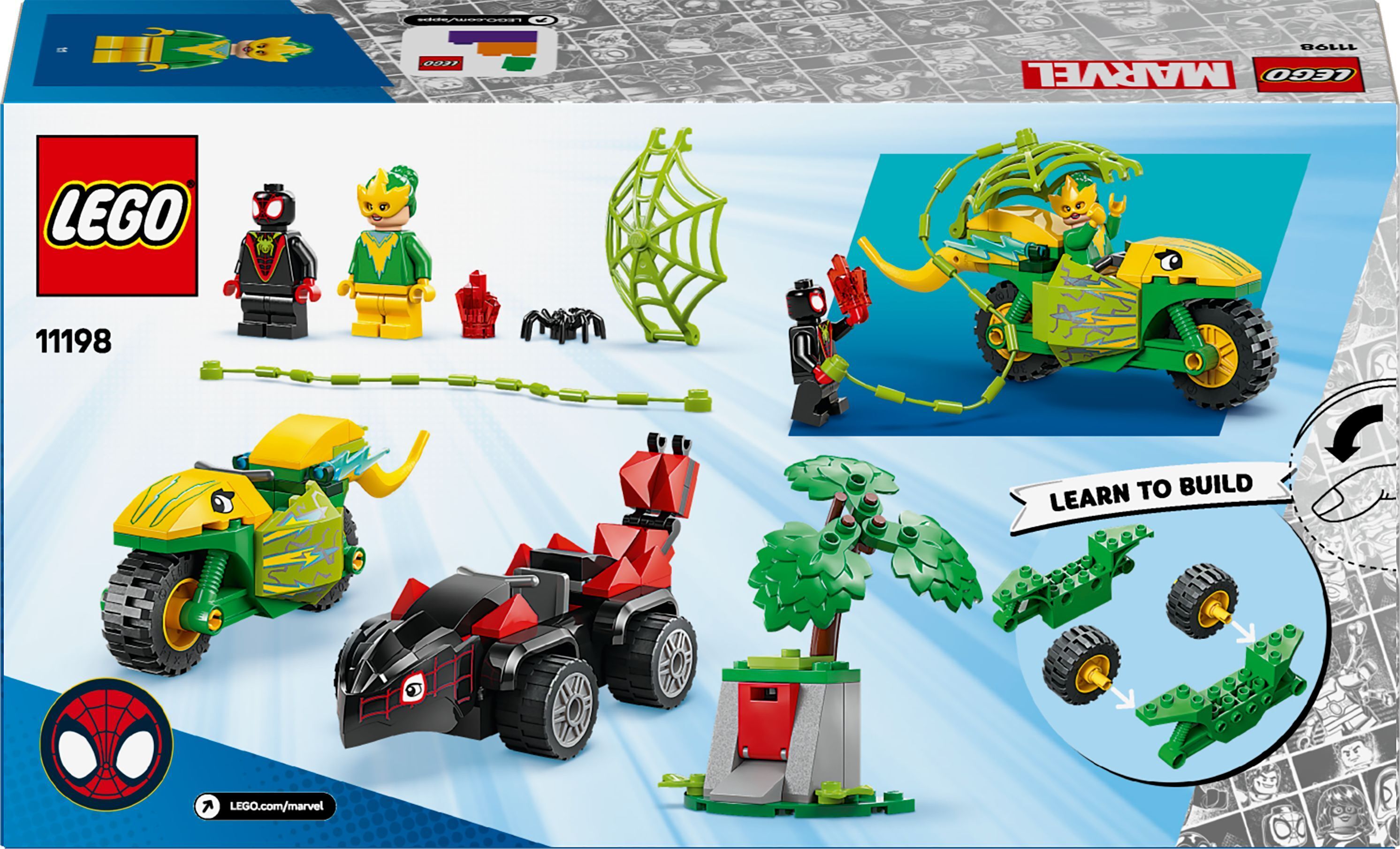 LEGO 11198 Spidey Гонки на электромобилях с динозаврами фото 17