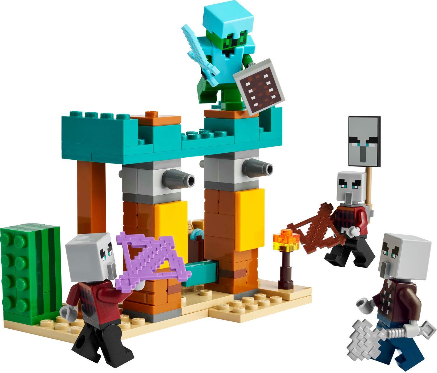 LEGO 21267 Minecraft Розбійницький Пустинний Патрульфото5