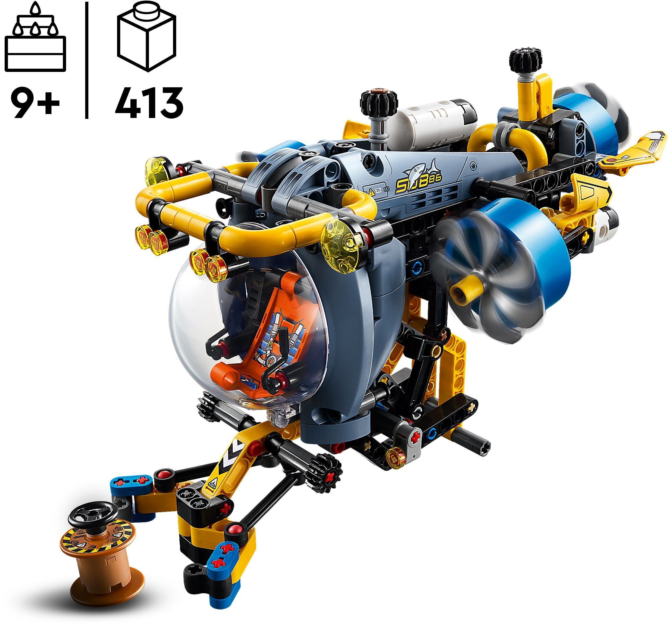 LEGO 42201 Technic Глубоководная исследовательская подводная лодка фото 2