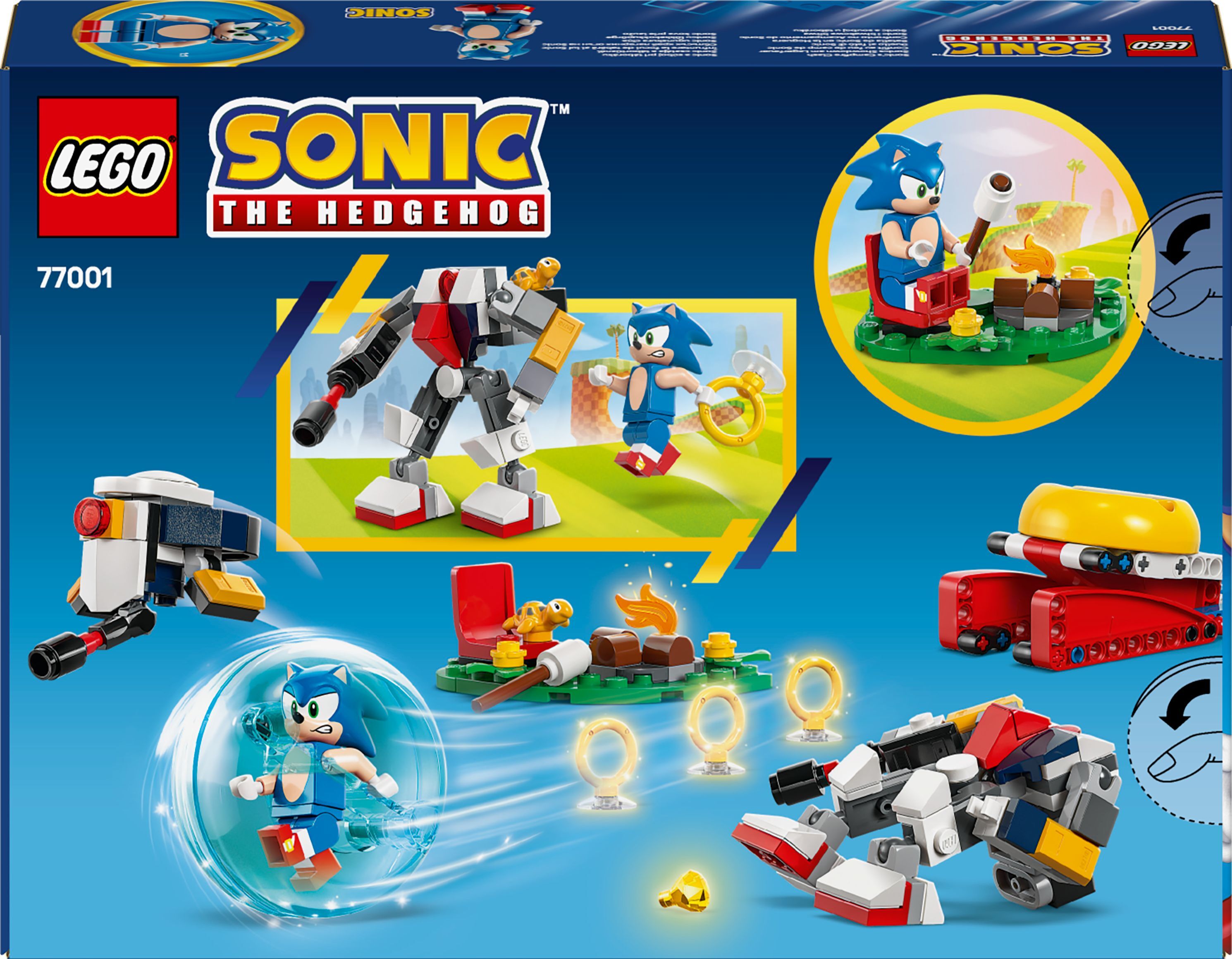 LEGO 77001 Sonic Зіткнення Соніка біля багаттяфото11