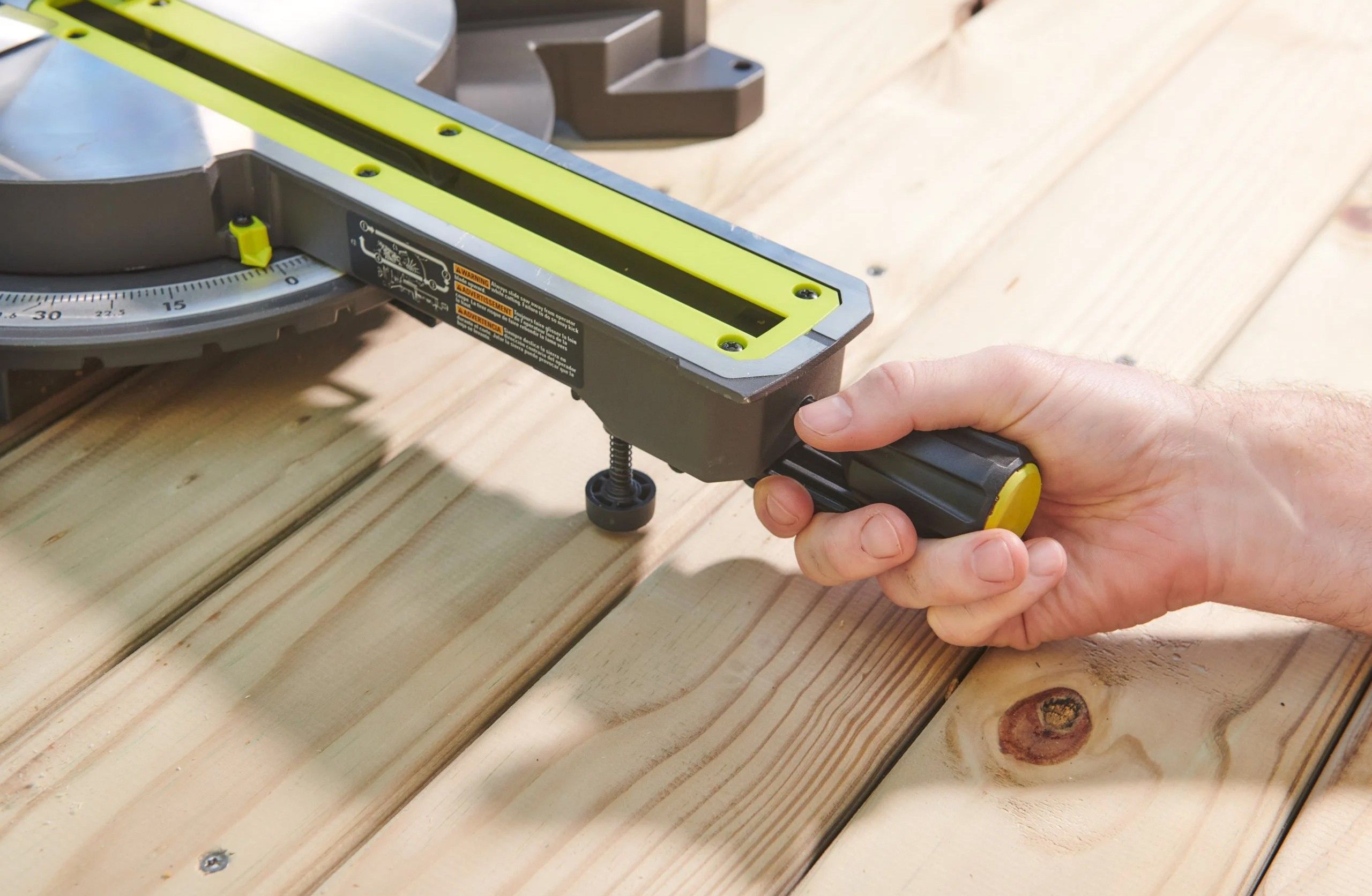 Пила торцювальна Ryobi RMS18254X-0, 18В ONE+ НР (без АКБ и ЗП), (5133005736)фото