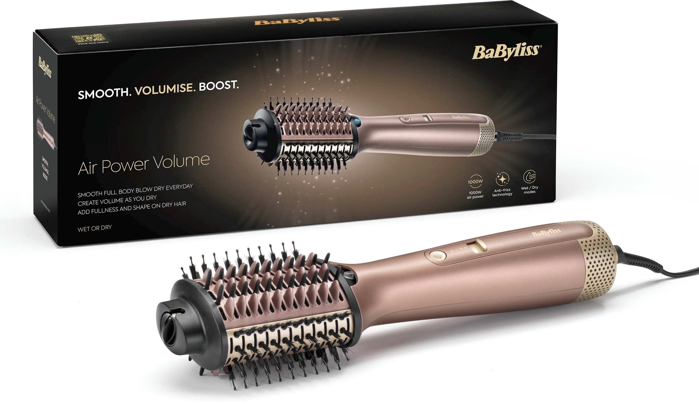 Фен-щетка Babyliss Air Power Volume AS95E фото 12