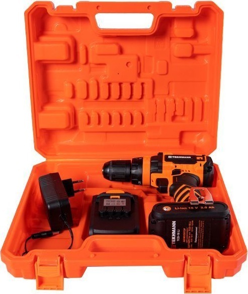 Шурупокрут-дриль акумуляторний Tekhmann TCD-18 Li 2.0 18В 2х2А·г (851219)фото