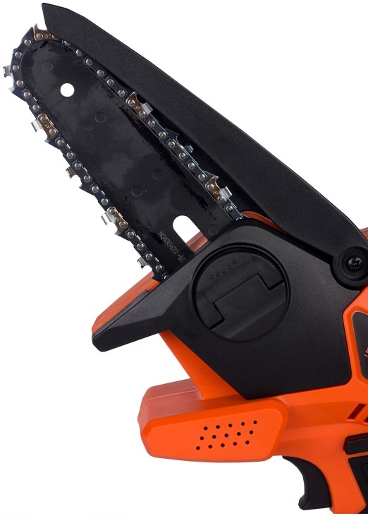 Пила ланцюгова акумуляторна Tekhmann TCMC-10/i20 20В шина 10см без АКБ і ЗП (852742)фото6