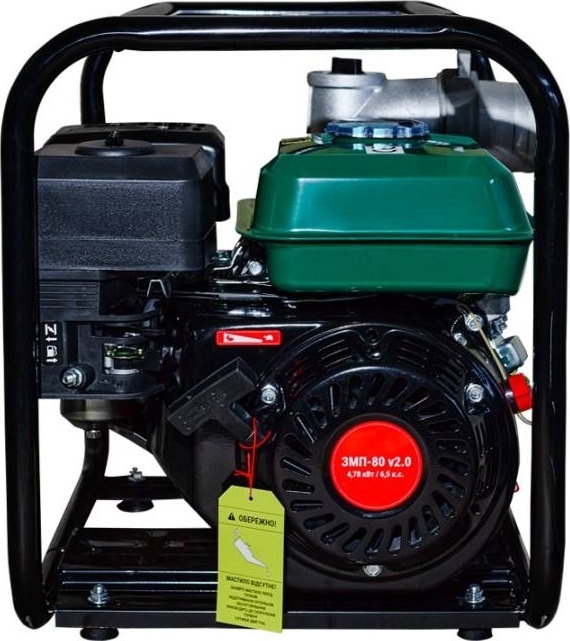 Мотопомпа бензинова Зеніт ЗМП-80 v2.0 (853424)фото
