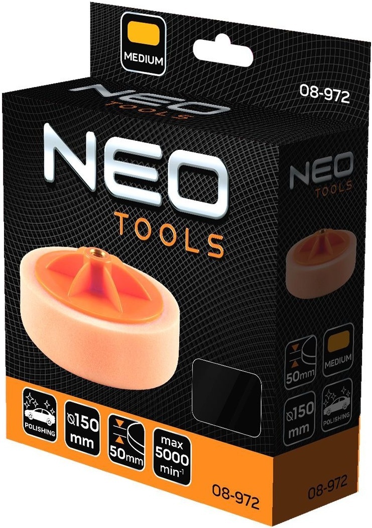 Губка полірувальна Neo 150х50 мм M14 (08-972)фото4