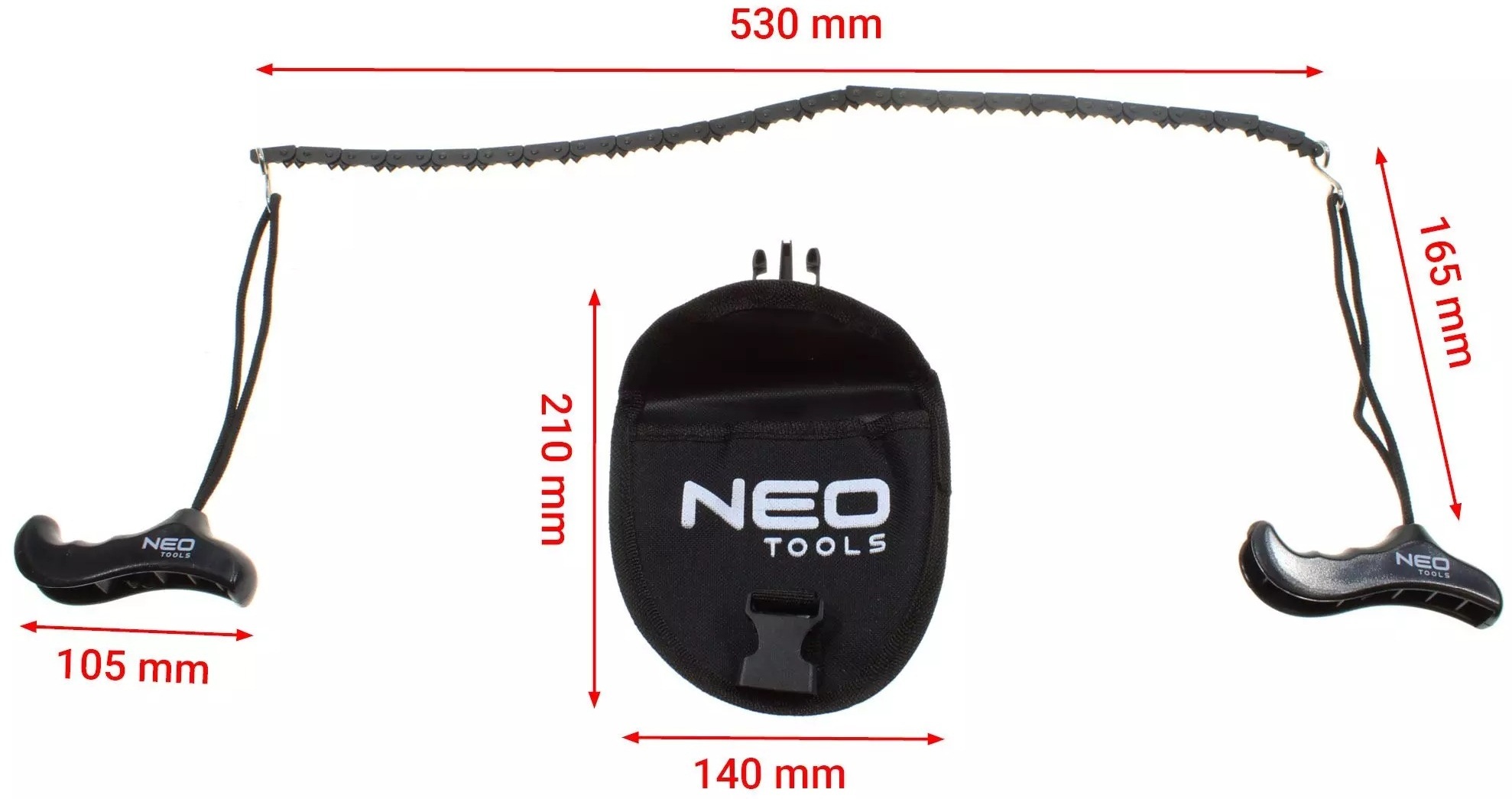 Пилка ручная цепная Neo Tools, 53см (63-158) фото 11