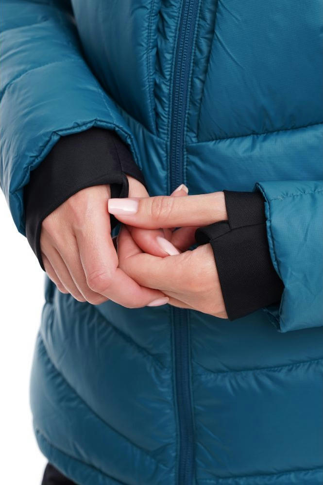 Пуховик женский Turbat Petros Lite Wmn XS бирюзовый фото 