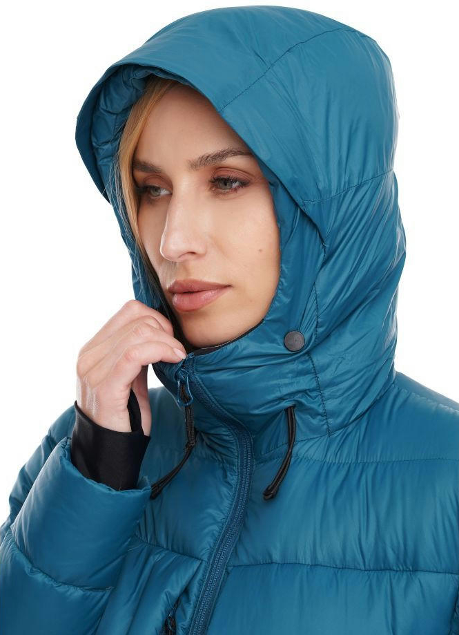 Пуховик женский Turbat Petros Lite Wmn S бирюзовый фото 