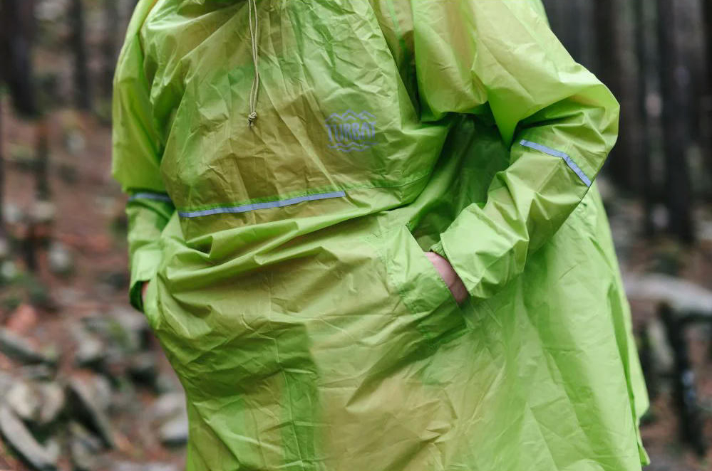 Пончо-куртка мужская Turbat Molfar Pro зеленая фото 