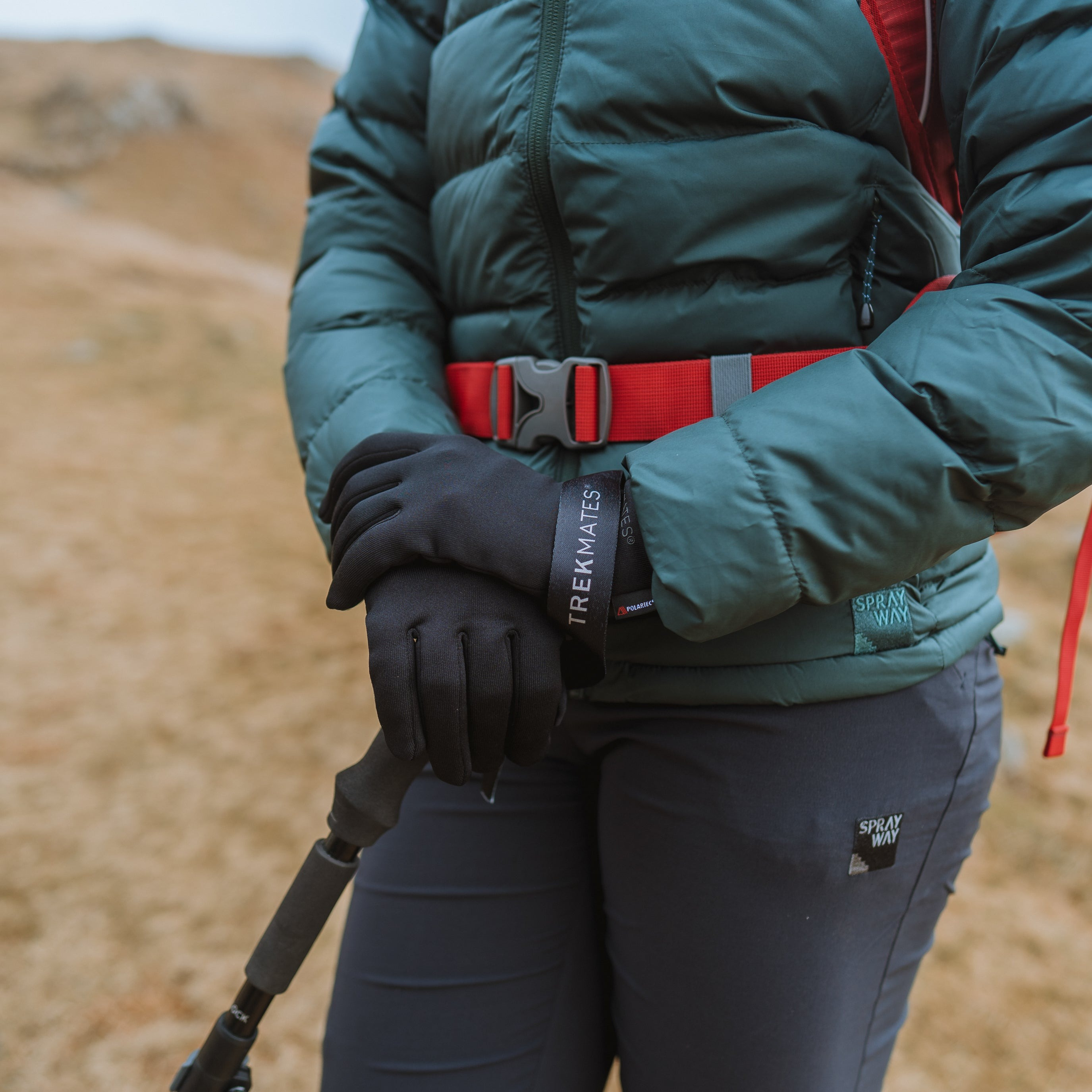 Перчатки Trekmates Strath Glove XL чорніфото