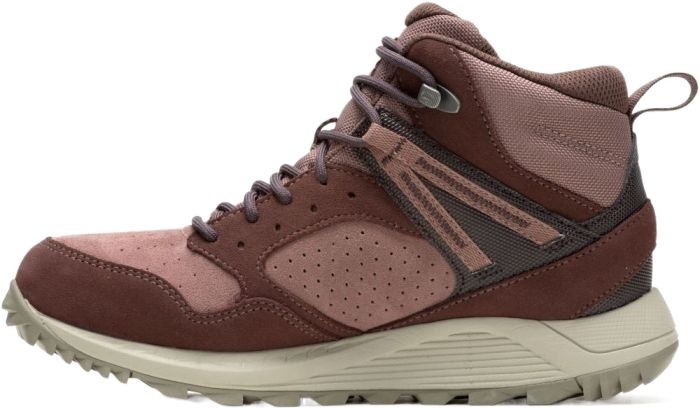 Черевики жіночі Merrell Wildwood Mid Ltr Wp 37 бордові/коричневіфото2