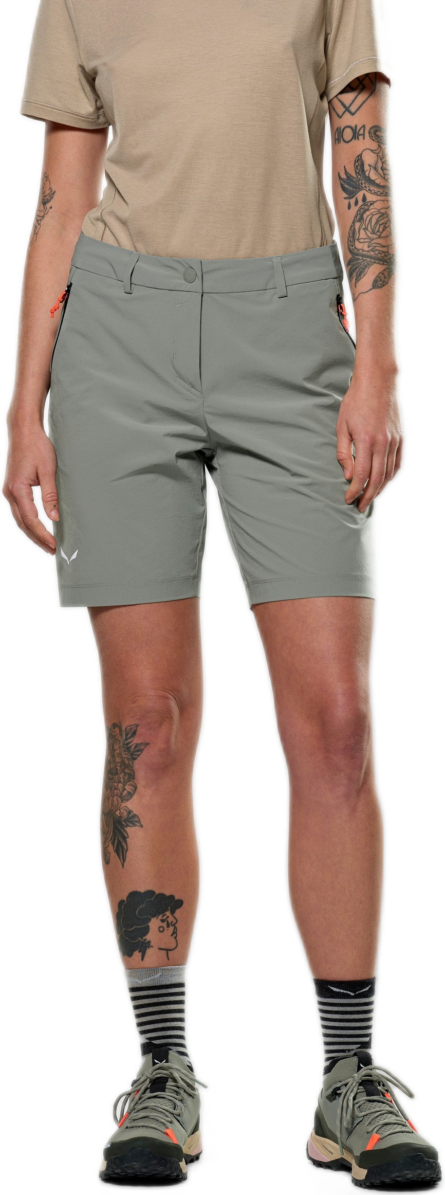 Шорти жіночі Salewa Puez Talvena DST Shorts W 28819 5130 38/32 XXS сіріфото