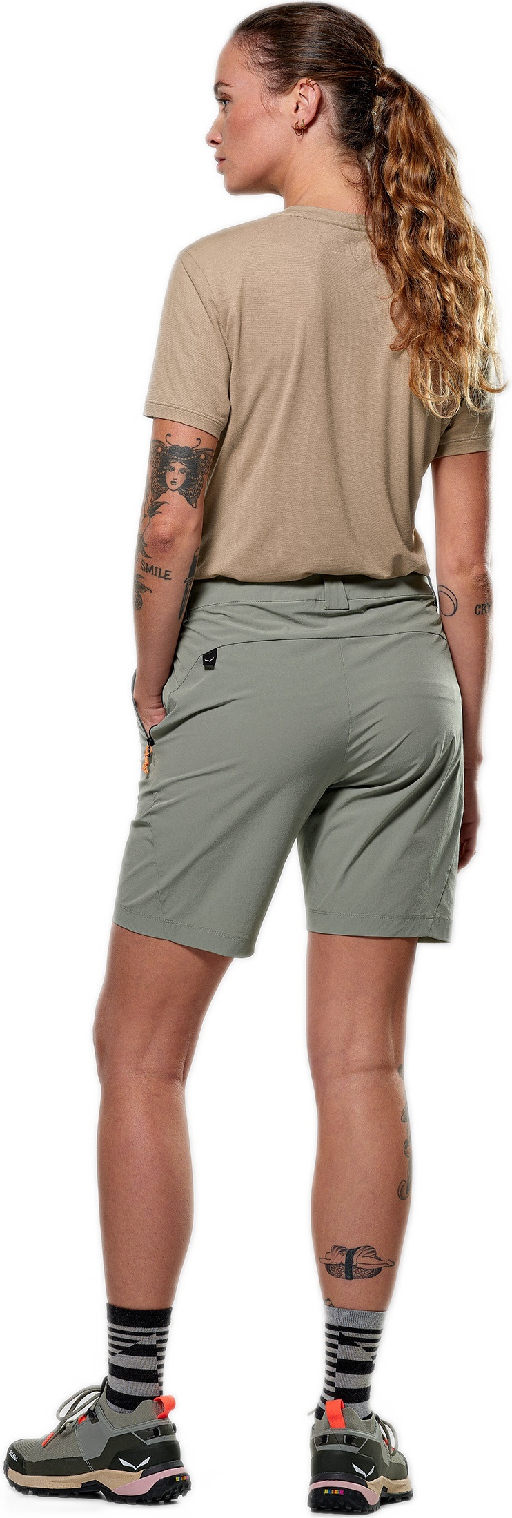 Шорти жіночі Salewa Puez Talvena DST Shorts W 28819 5130 38/32 XXS сіріфото