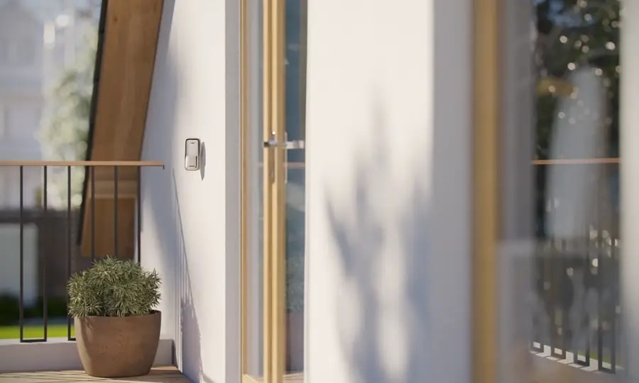 Датчик руху вуличний штора Ajax MotionProtect Curtain Outdoor, Jeweler, білий (000050625)фото