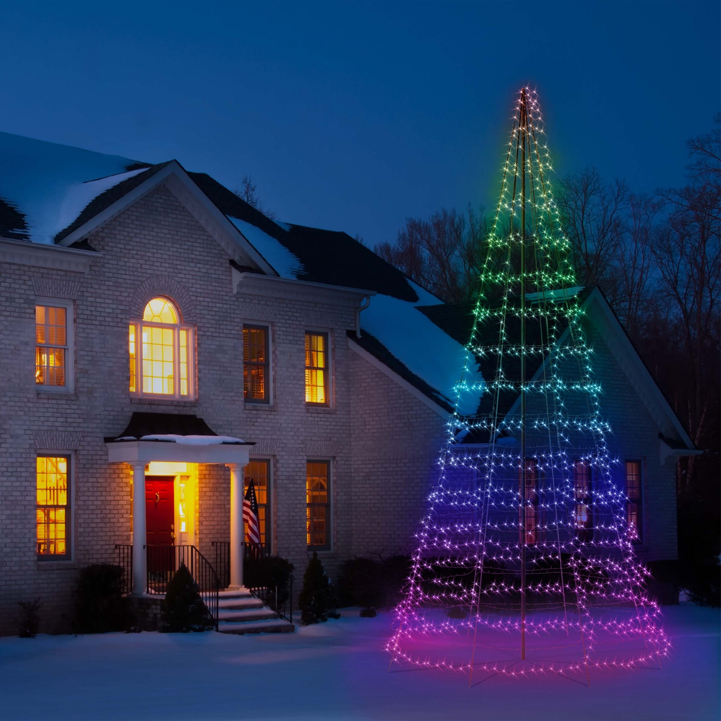 Smart LED Гирлянда Twinkly tree TWP750SPP-BEU Gen II, IP44, высота 4м, кабель черный (TWP750SPP-BEU) повреждена упаковка фото8