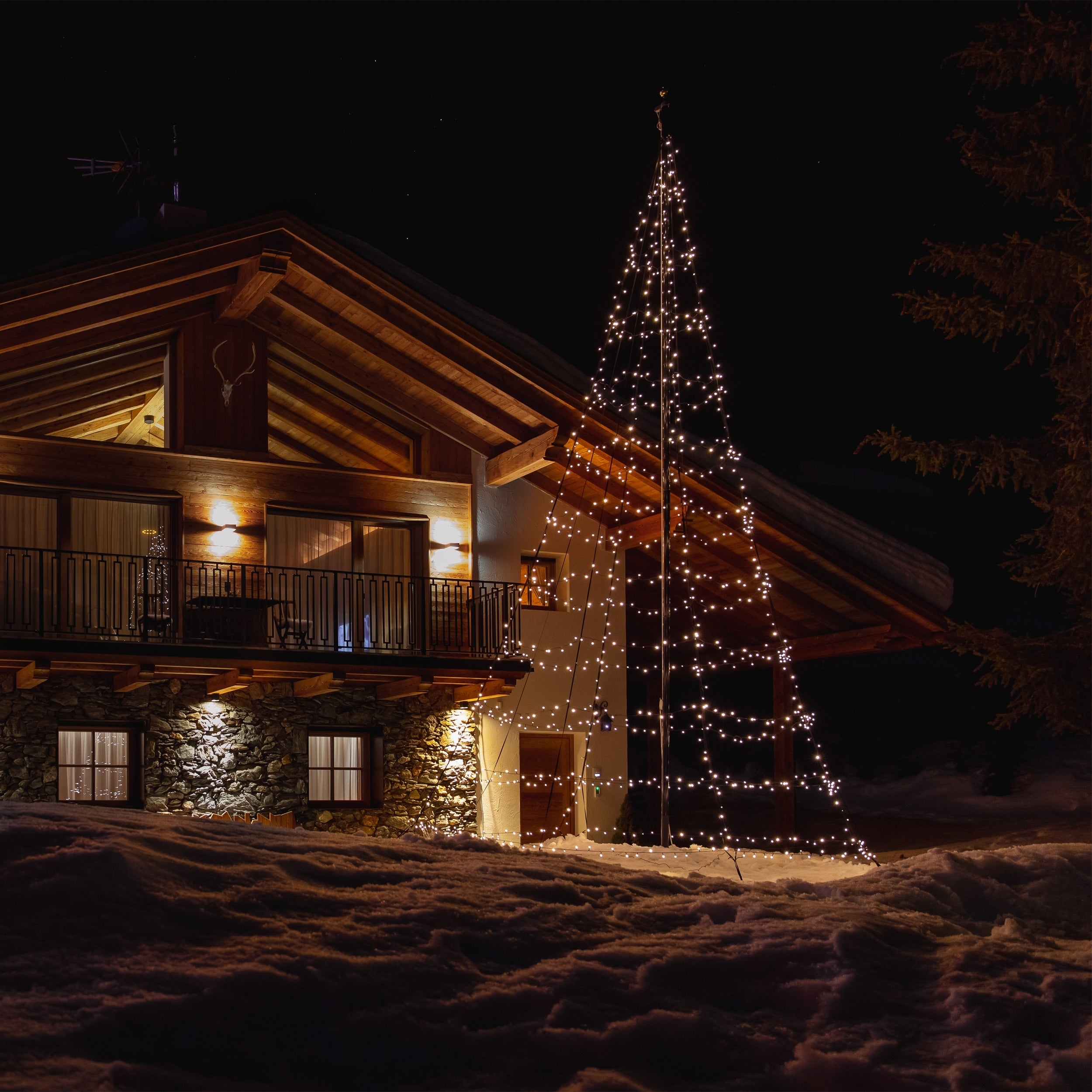 Smart LED Гирлянда Twinkly tree TWP750SPP-BEU Gen II, IP44, высота 4м, кабель черный (TWP750SPP-BEU) повреждена упаковка фото9