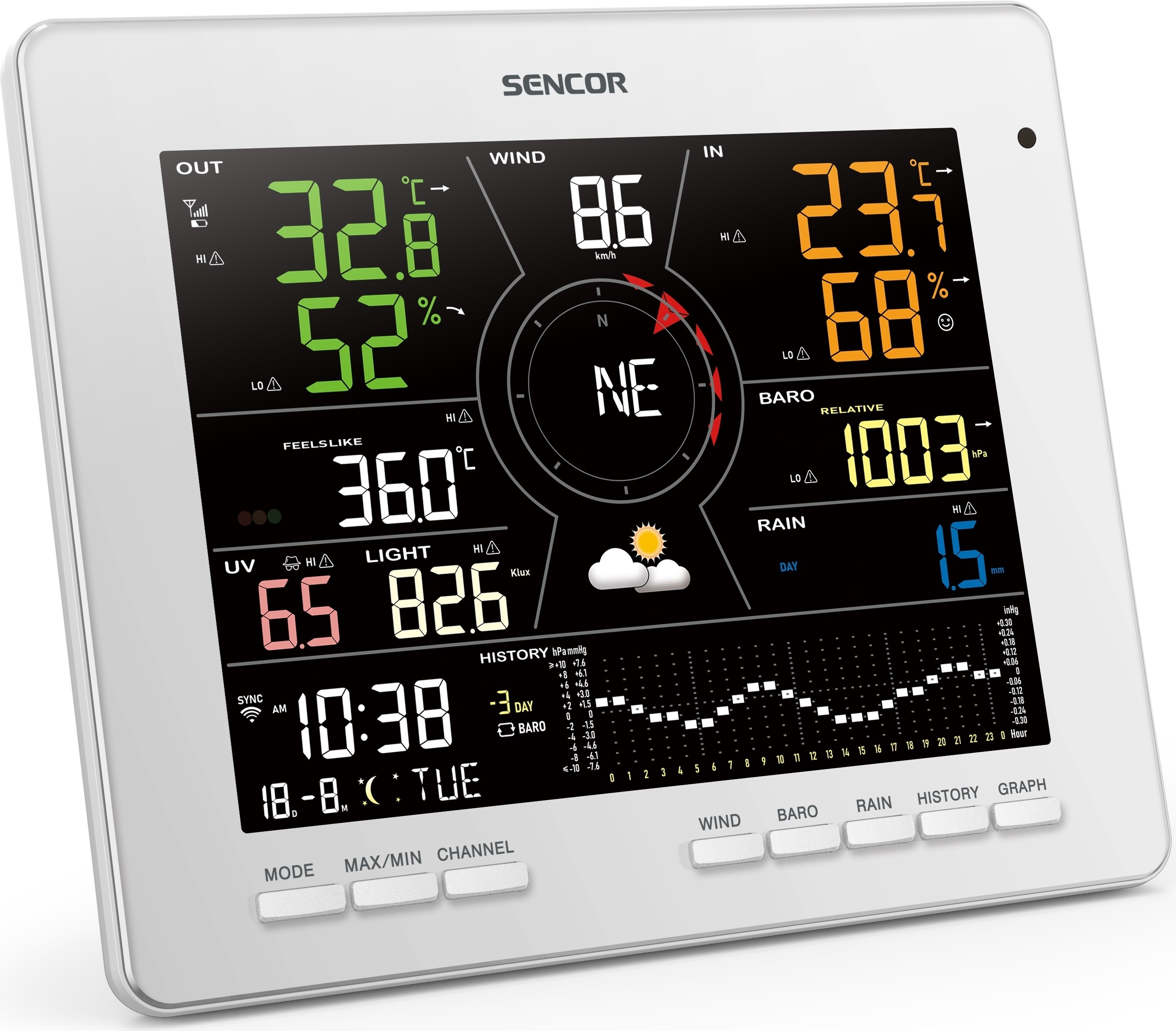 Метеостанция Sencor SWS16600WIFI фото 12