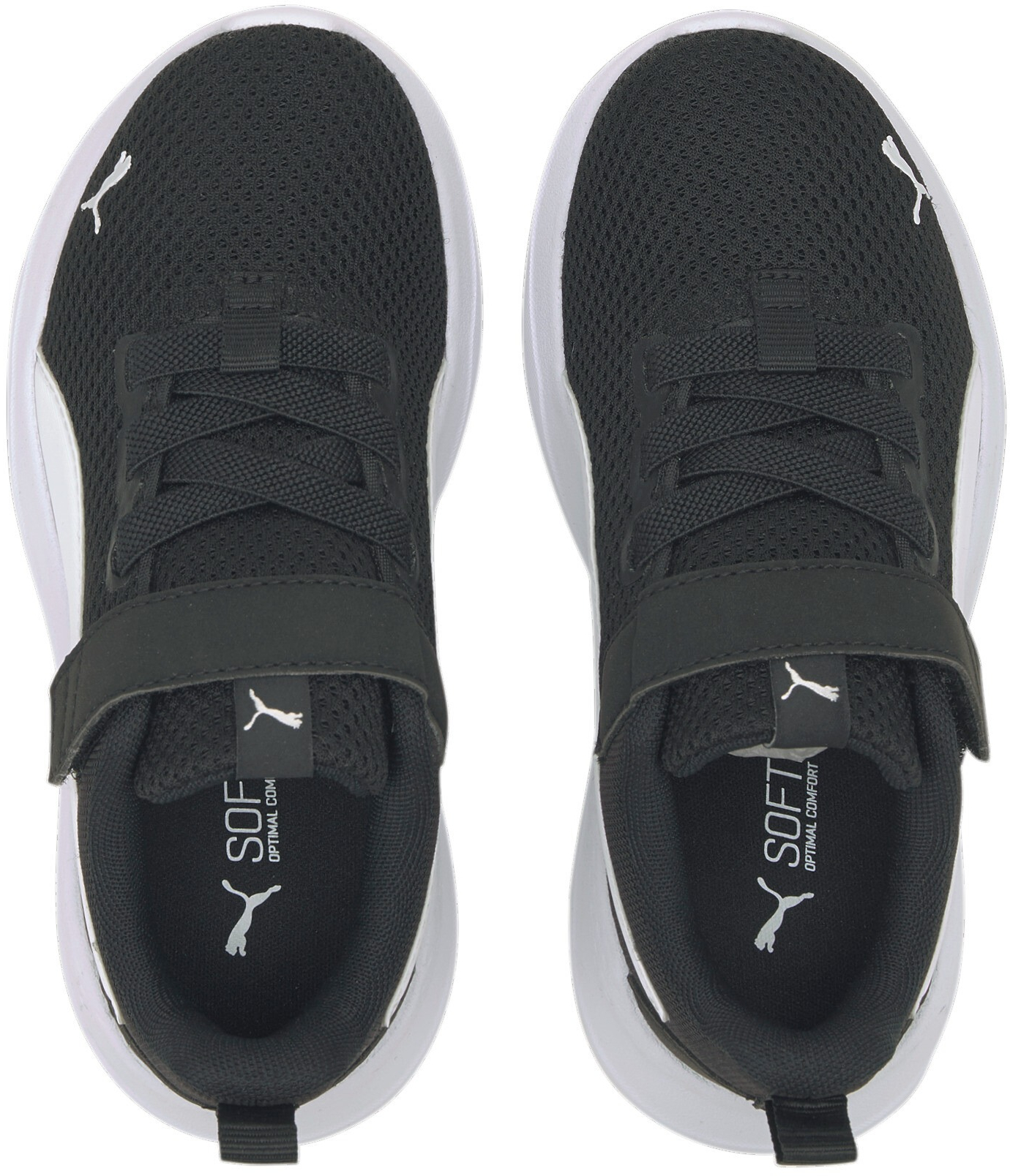 Кроссовки детские Puma Anzarun Lite AC+ PS 372009-01 35 (2.5 UK) черно-белые фото 5