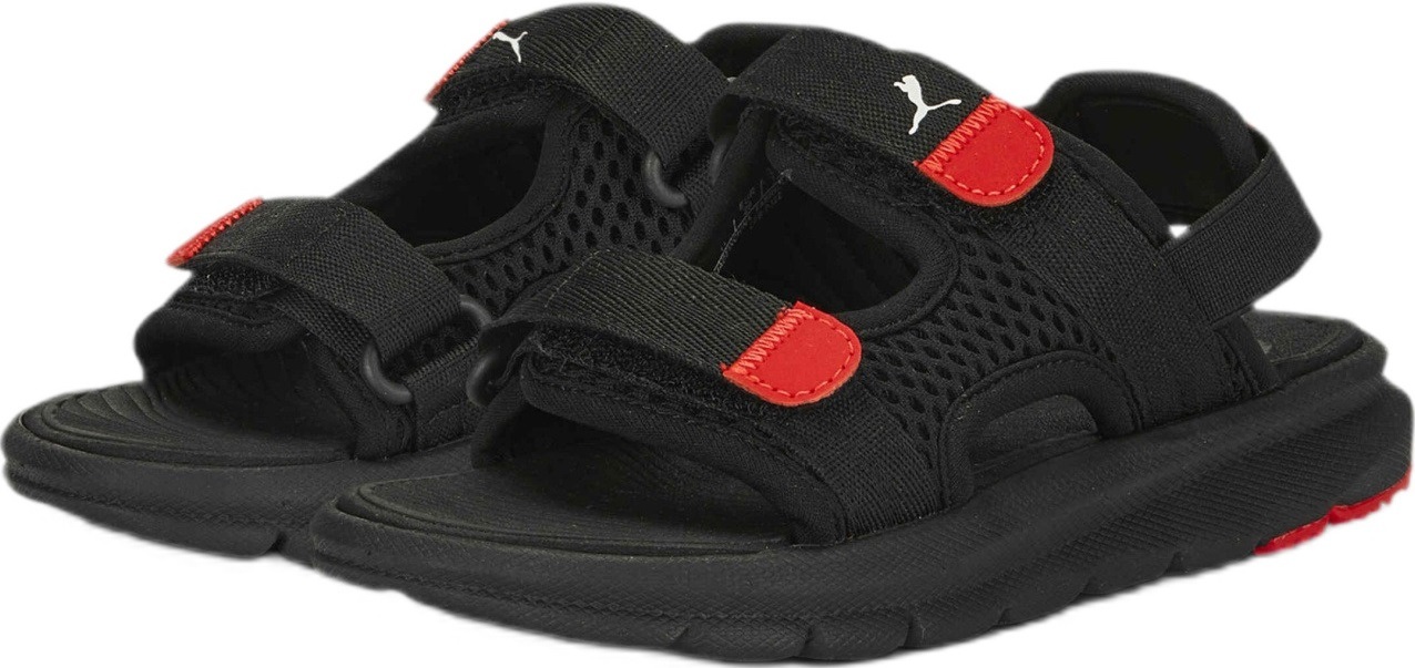Сандалі дитячі Puma Evolve Sandal PS 389147-01 28 (10 UK) чорно-червоніфото