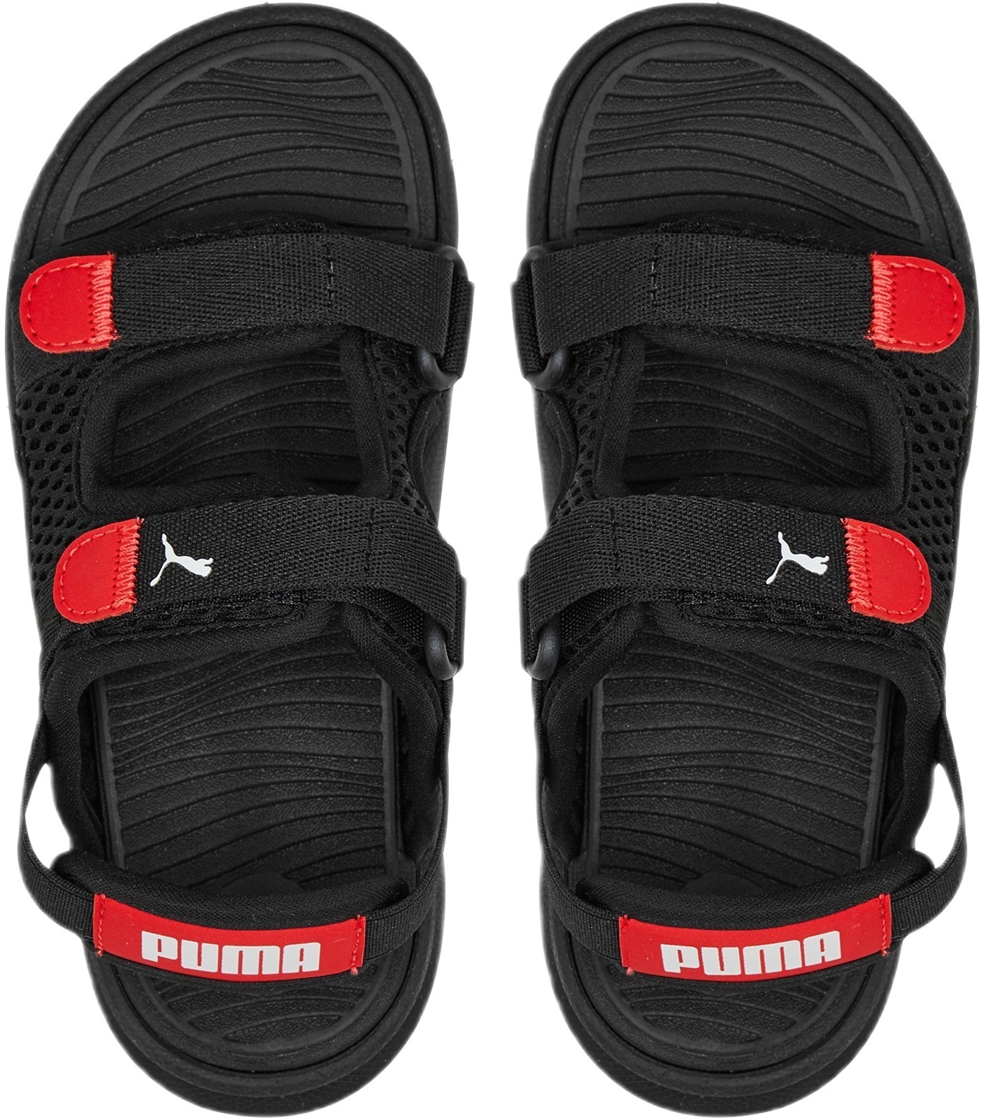 Сандалі дитячі Puma Evolve Sandal PS 389147-01 28 (10 UK) чорно-червоніфото