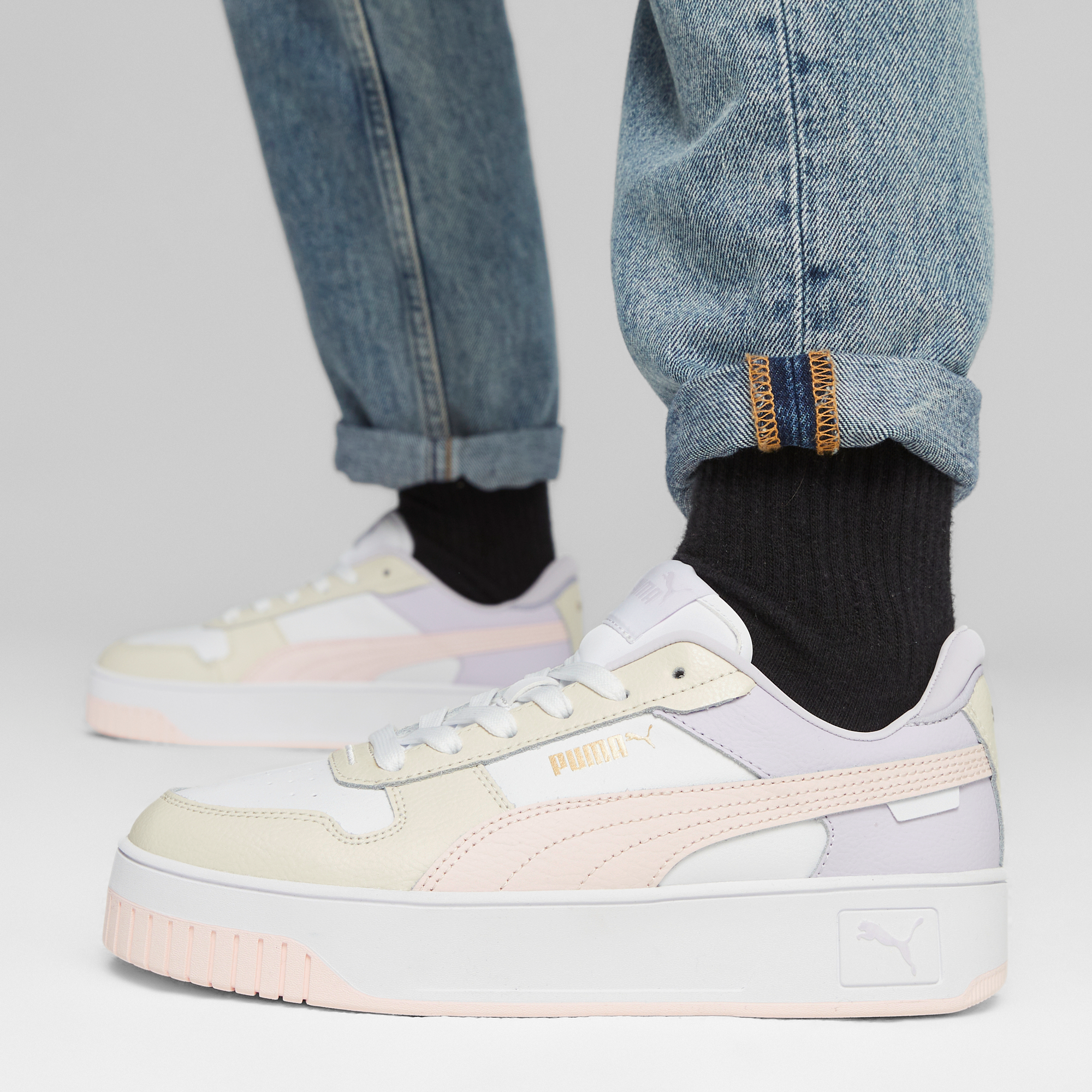 Кеды женские Puma Carina Street 389390-10 37.5 (4.5 UK) белые фото 8