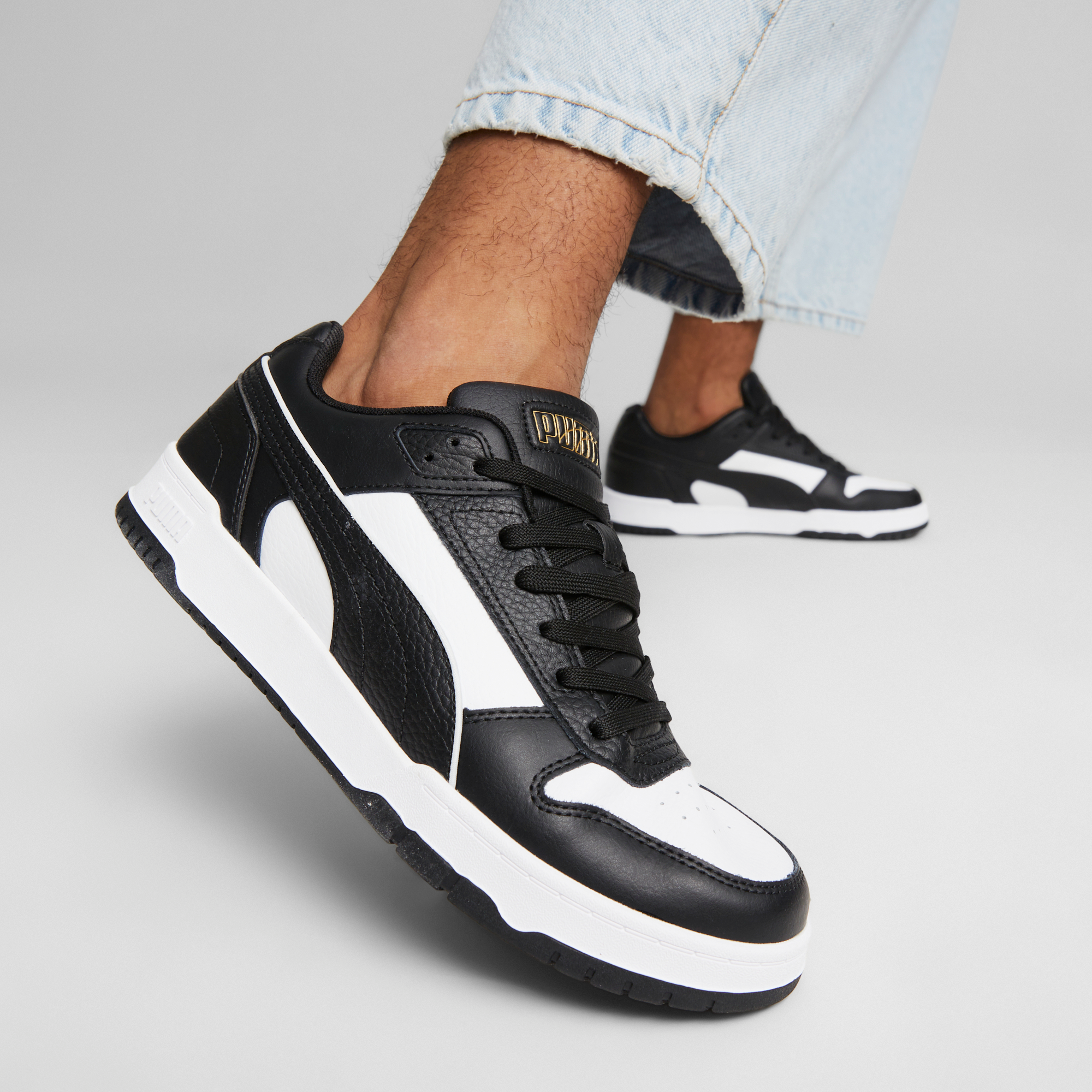Кеды Puma RBD Game Low 386373-07 42 (8 UK) черно-белые фото 10