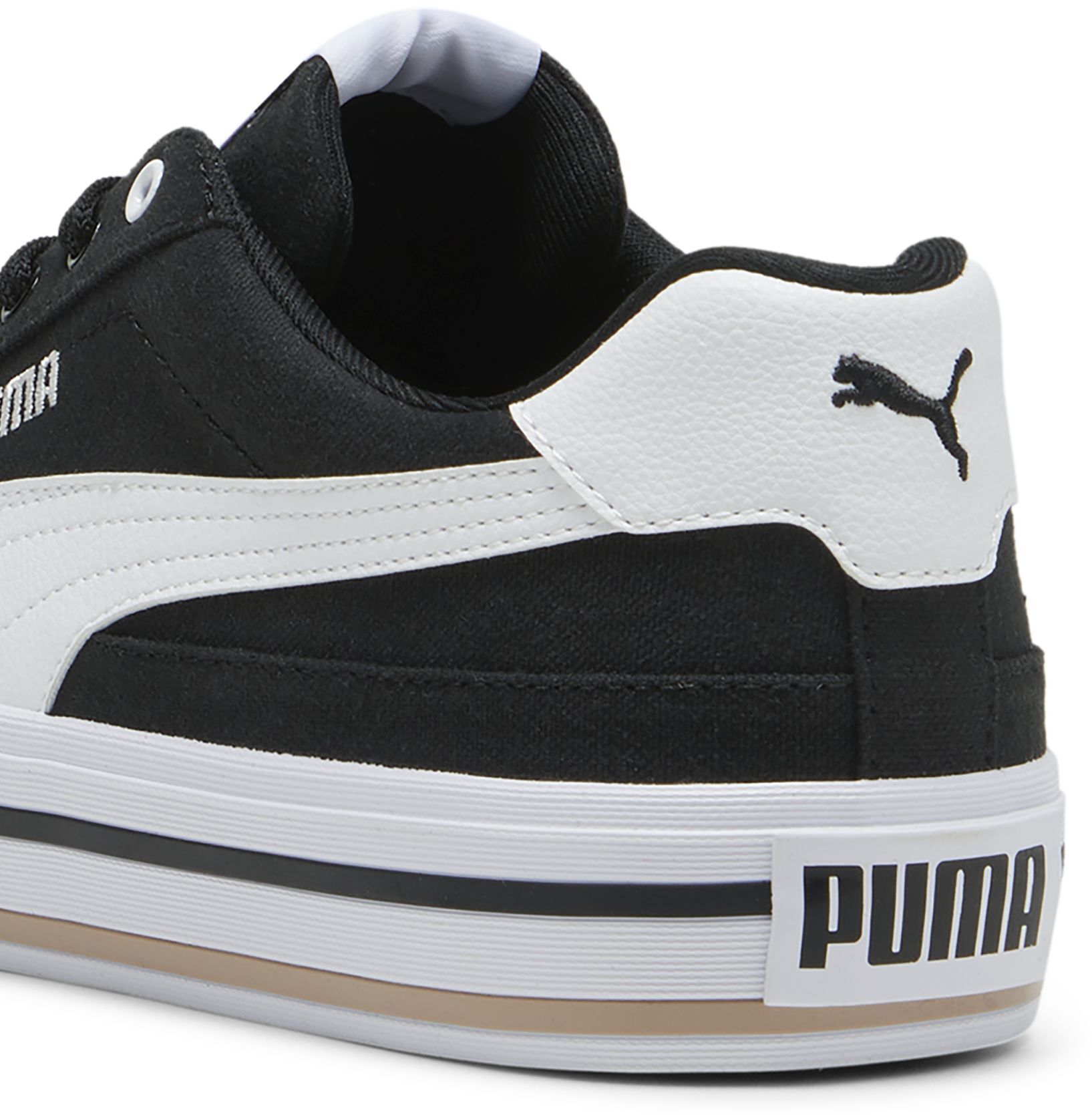 Кеды Puma Court Classic Vulc FS 396353-03 36 (3.5 UK) черно-белые фото 5