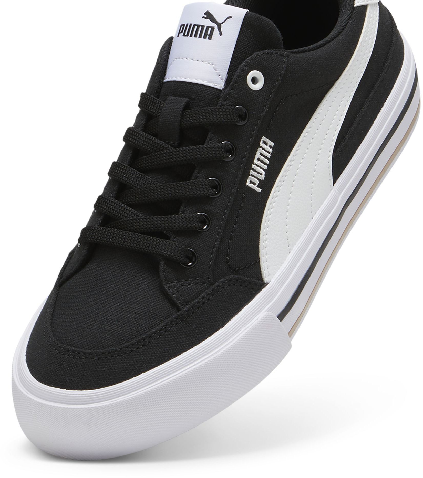 Кеды Puma Court Classic Vulc FS 396353-03 36 (3.5 UK) черно-белые фото 3