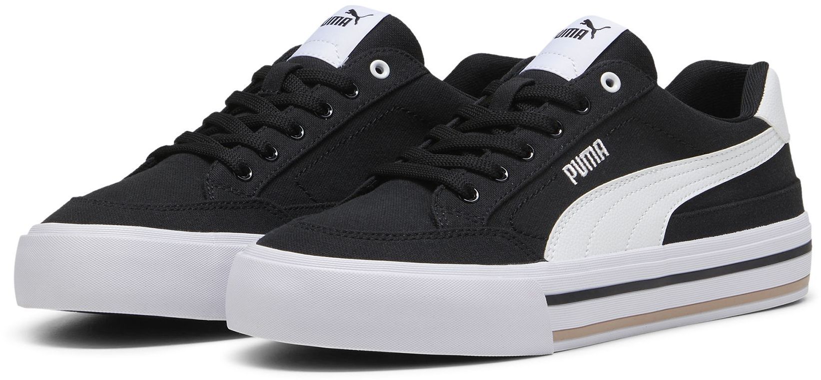 Кеды Puma Court Classic Vulc FS 396353-03 36 (3.5 UK) черно-белые фото 4