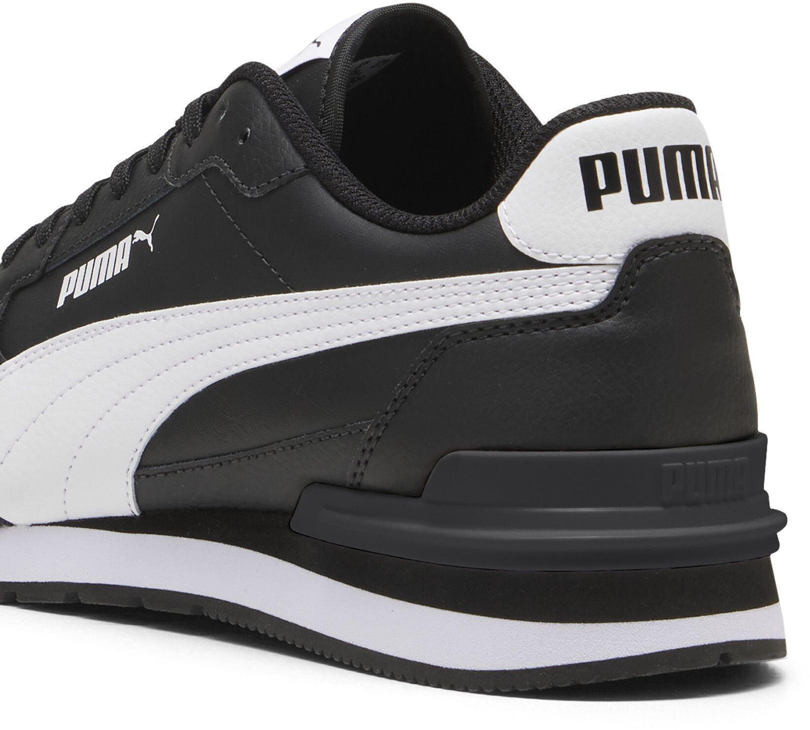Кроссовки Puma ST Runner v4 L 399068-01 37.5 (4.5 UK) черно-белые фото 