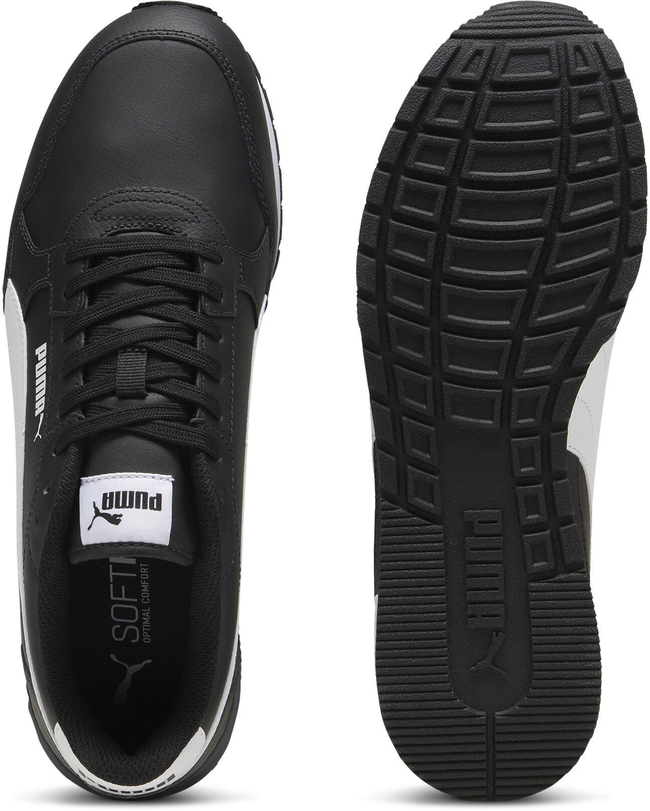 Кроссовки Puma ST Runner v4 L 399068-01 44 (9.5 UK) черно-белые фото 