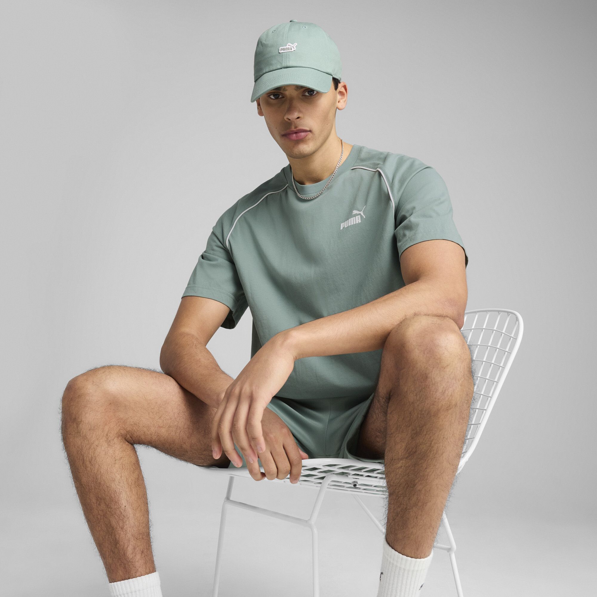 Кепка Puma ESS No.1 Logo Patch BB Cap 025997-04 зеленафото3