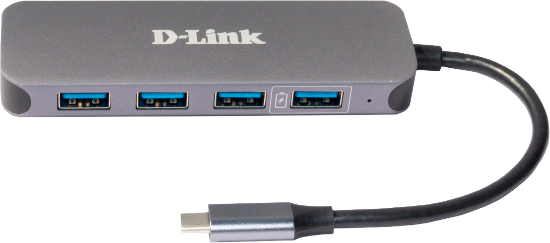 USB-хаб D-Link DUB-2340 3xUSB3.0, 1xUSB3.0, 1xUSB-C/PD, USB-C (DUB-2340)фото2