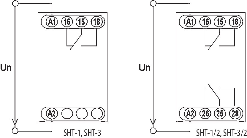 Програмоване цифрове реле ETI SHT-1/2 230V AC (2x16A AC1) (2470053)фото3